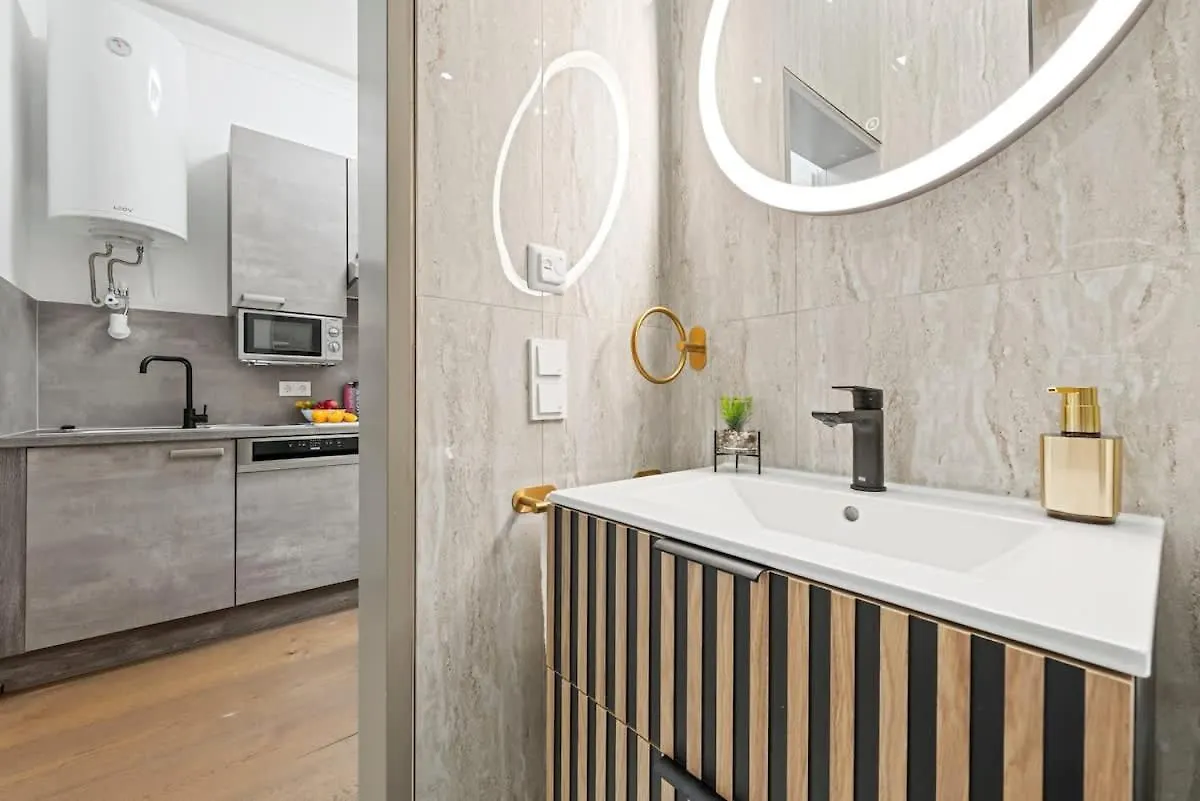 Apartament Stylish Studio Smart Tv 2 Beds Wiedeń